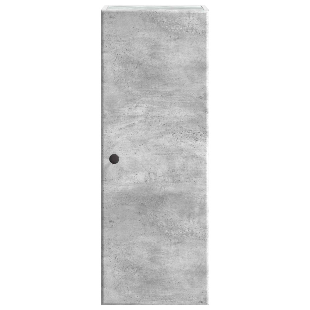 Produktbild för Väggmonterat skåp Betonggrå 33 x 34,5 x 90 cm Konstruerat trä