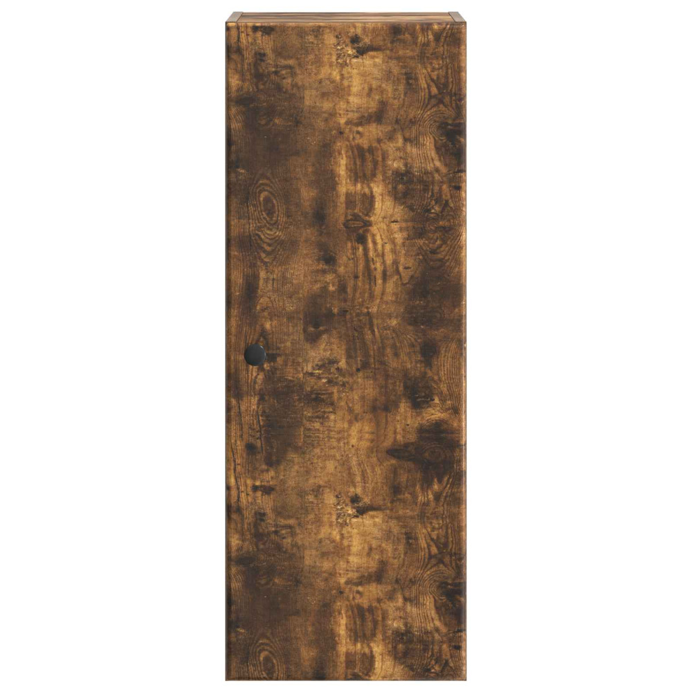 Produktbild för Väggmonterat skåp Rökt ek 33 x 34,5 x 90 cm Konstruerat trä