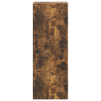 Produktbild för Väggmonterat skåp Rökt ek 33 x 34,5 x 90 cm Konstruerat trä