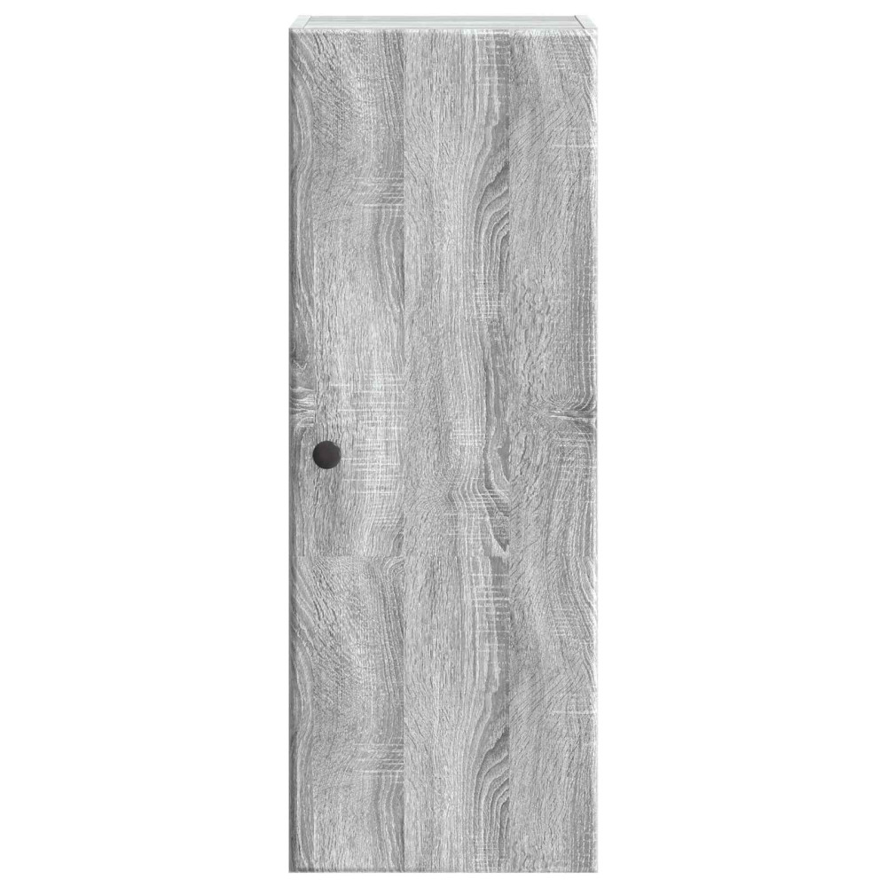 Produktbild för Väggmonterat skåp Grå Sonoma 33 x 34,5 x 90 cm Konstruerat trä