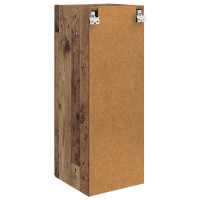 Produktbild för Väggmonterat skåp Gammalt trä 33 x 34,5 x 90 cm Konstruerat trä