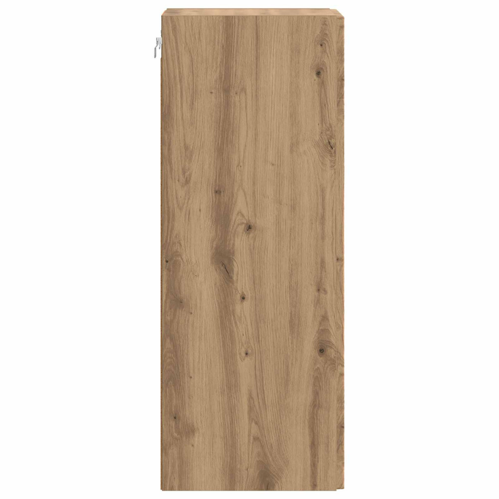 Produktbild för Väggmonterat skåp Artisan-ek 33 x 34,5 x 90 cm Konstruerat trä