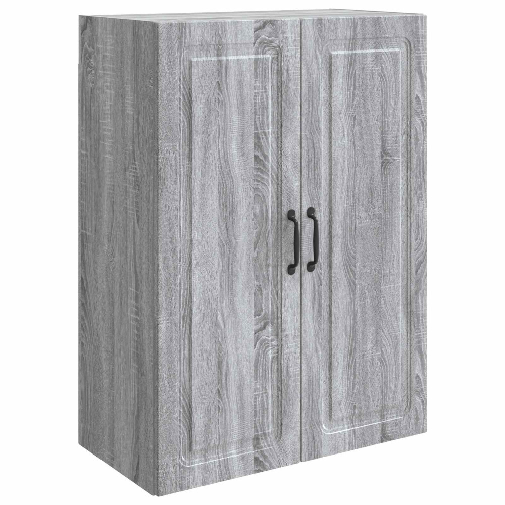 Produktbild för Väggmonterat skåp Grå Sonoma 66 x 34,5 x 90 cm Konstruerat trä