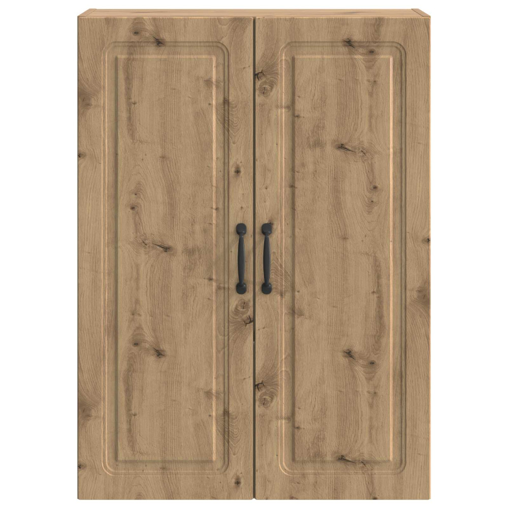 Produktbild för Väggmonterat skåp Artisan-ek 66 x 34,5 x 90 cm Konstruerat trä