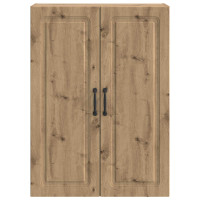 Produktbild för Väggmonterat skåp Artisan-ek 66 x 34,5 x 90 cm Konstruerat trä