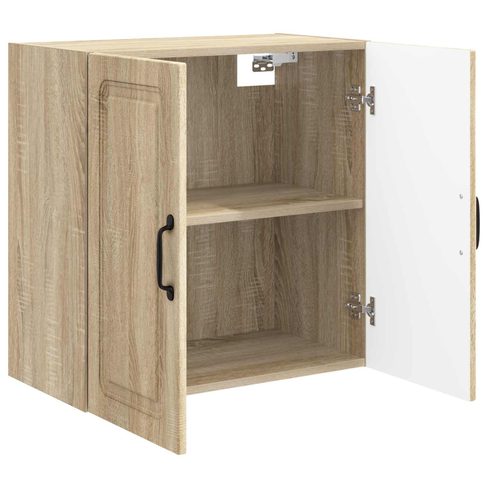 Produktbild för Väggmonterat skåp Sonoma-ek 59 x 31 x 60 cm Konstruerat trä