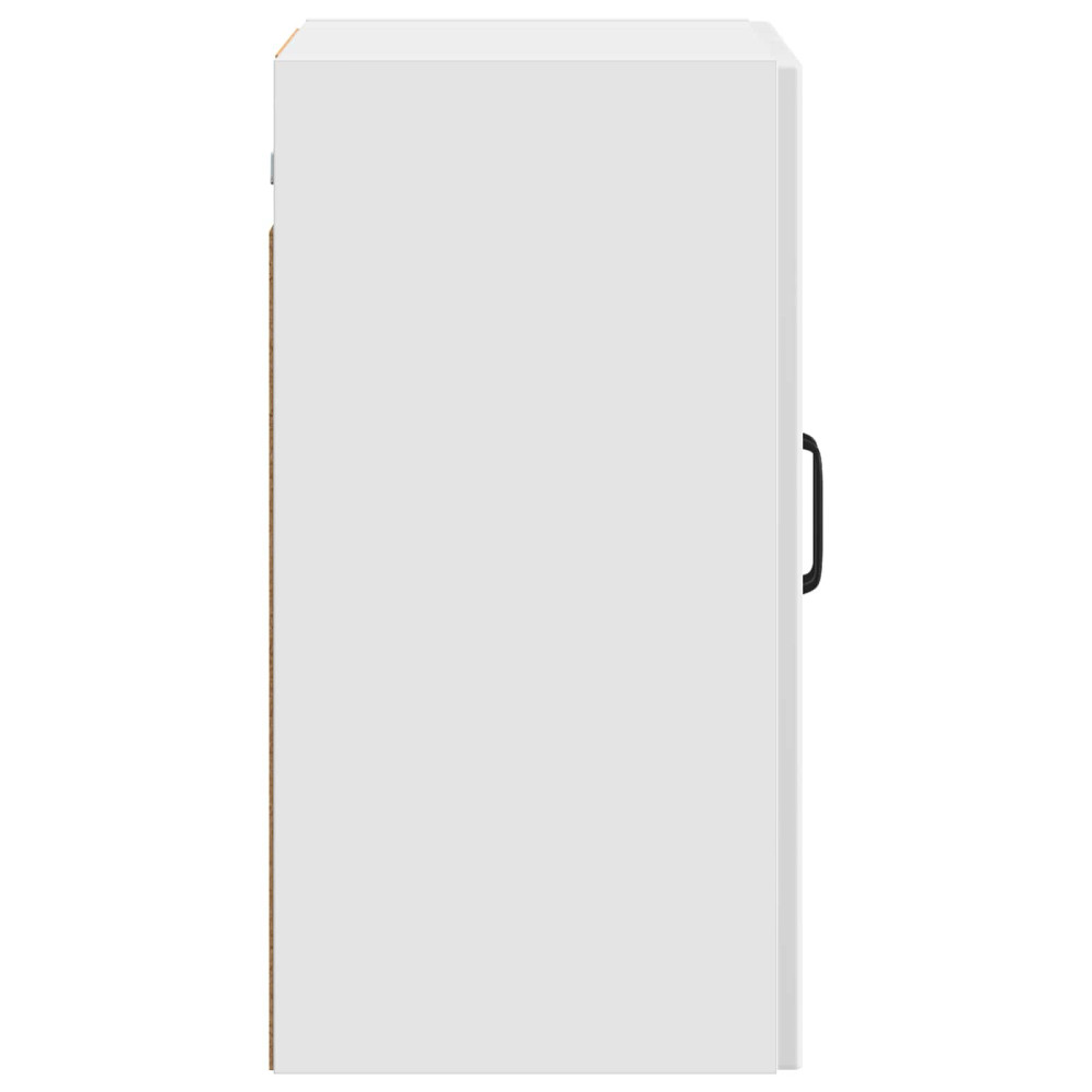 Produktbild för Väggmonterat skåp Vit högglans 59 x 31 x 60 cm Konstruerat trä