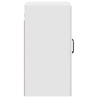 Produktbild för Väggmonterat skåp Vit högglans 59 x 31 x 60 cm Konstruerat trä