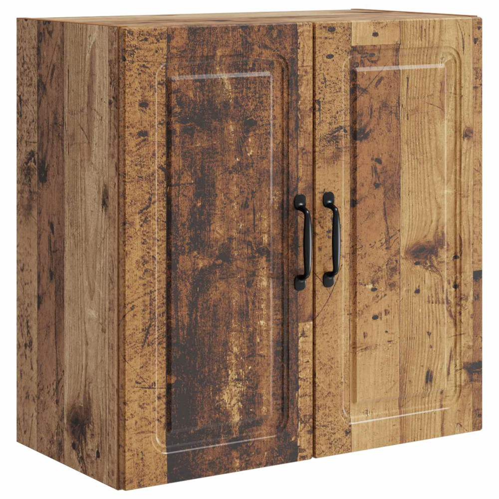 Produktbild för Väggmonterat skåp Gammalt trä 59 x 31 x 60 cm Konstruerat trä