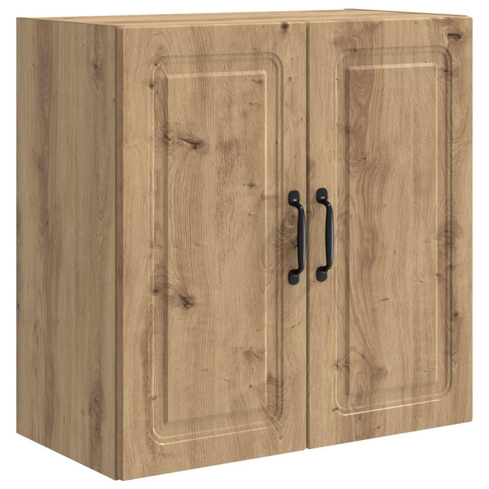 Produktbild för Väggmonterat skåp Artisan-ek 59 x 31 x 60 cm Konstruerat trä