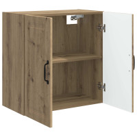 Produktbild för Väggmonterat skåp Artisan-ek 59 x 31 x 60 cm Konstruerat trä