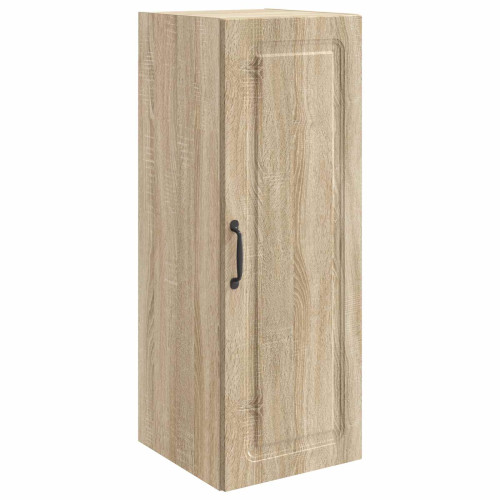 vidaXL Väggmonterat skåp Sonoma-ek 33 x 34,5 x 90 cm Konstruerat trä