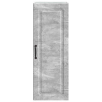 Produktbild för Väggmonterat skåp Betonggrå 33 x 34,5 x 90 cm Konstruerat trä