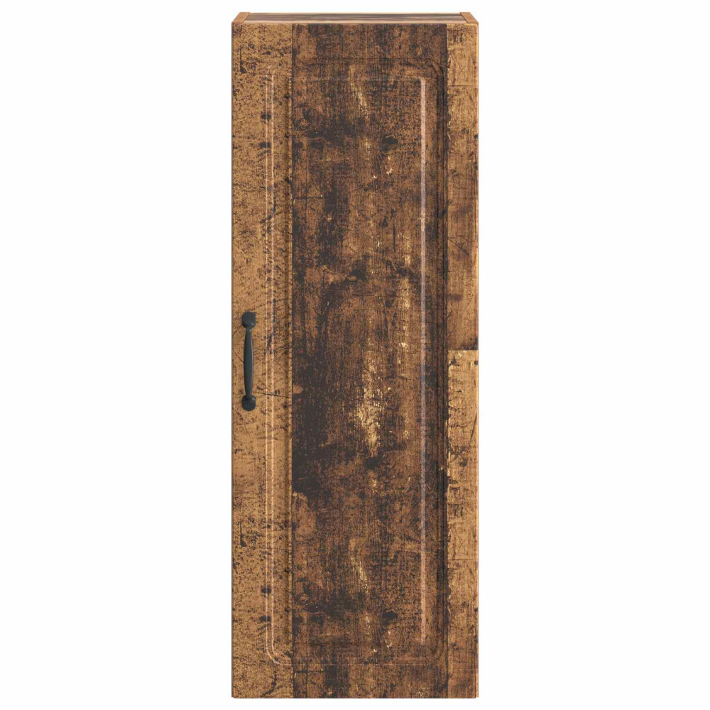 Produktbild för Väggmonterat skåp Gammalt trä 33 x 34,5 x 90 cm Konstruerat trä