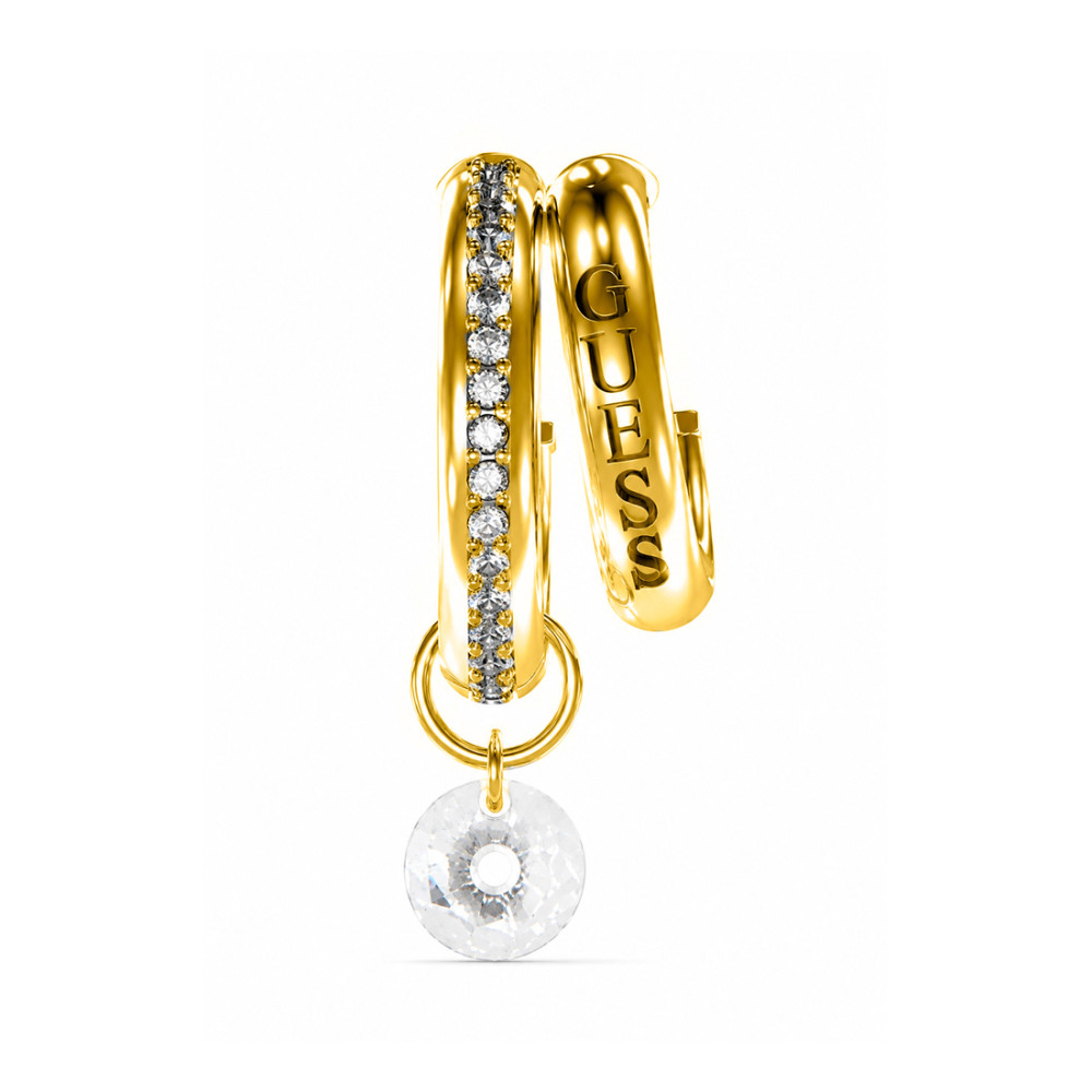 Produktbild för GUESS JUBE03294JWYG - Earrings Dam (3CM)