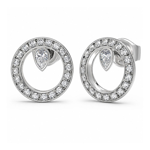 Guess GUESS JUBE04655JWRH - Earrings Dam (1,5CM)