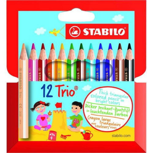 STABILO STABILO Trio, Multifärg, Tjeckien, 4,2 mm, 10 mm, 127 mm, 11...