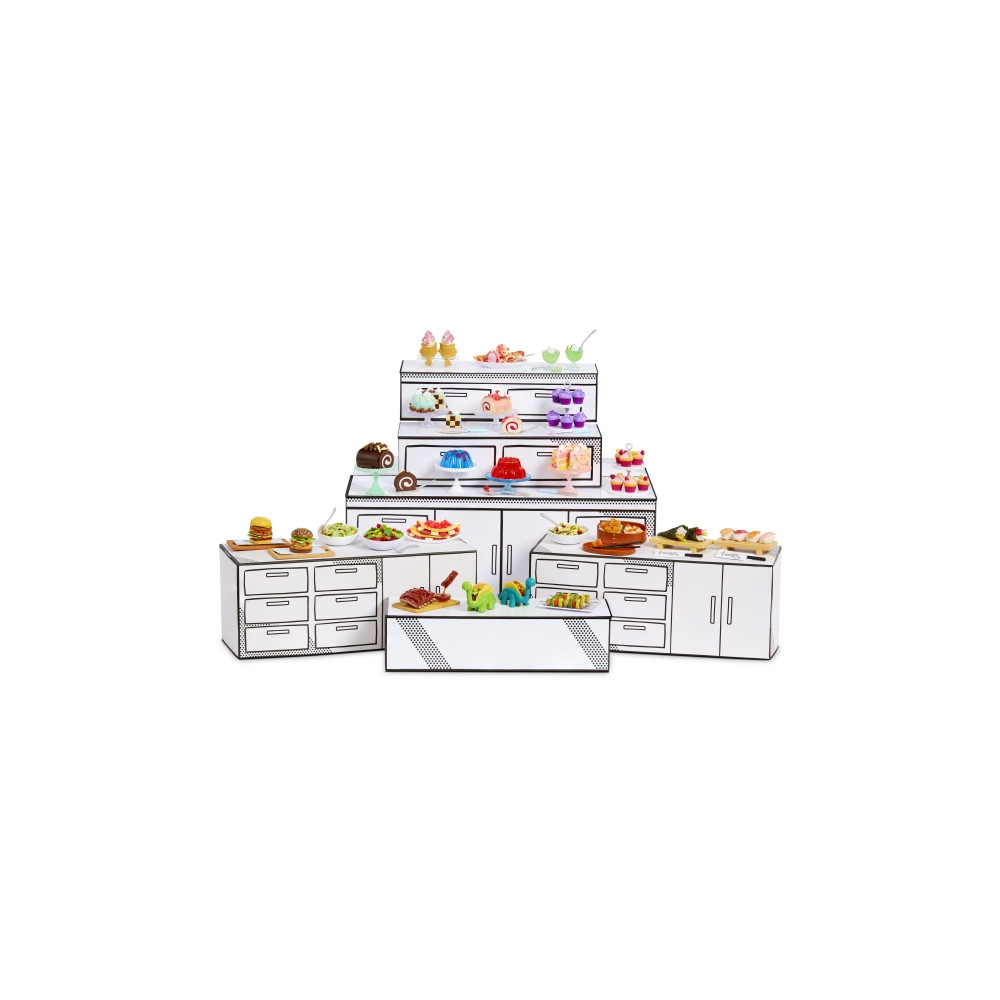 Produktbild för Miniverse Make It Mini Foods: Diner Series 3B, 8 År, Multifä...