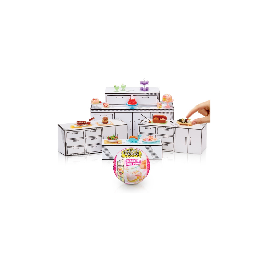 Produktbild för Miniverse Make It Mini Foods: Diner Series 3B, 8 År, Multifä...