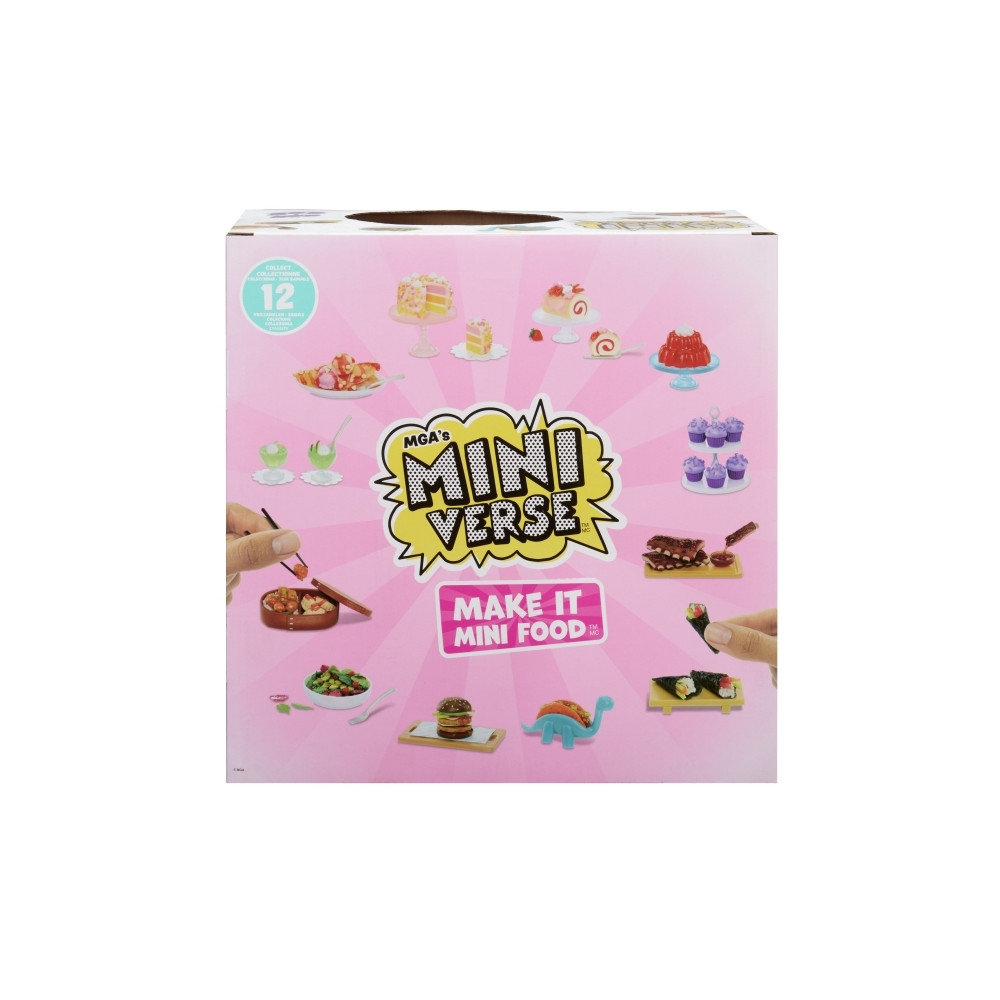 Produktbild för Miniverse Make It Mini Foods: Diner Series 3B, 8 År, Multifä...