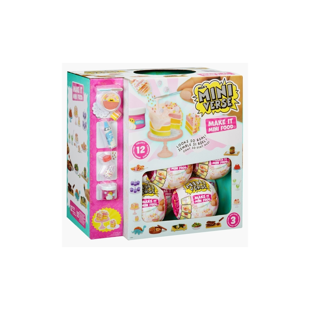 Produktbild för Miniverse Make It Mini Foods: Diner Series 3B, 8 År, Multifä...