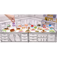 Produktbild för Miniverse Make It Mini Foods: Diner Series 3B, 8 År, Multifä...