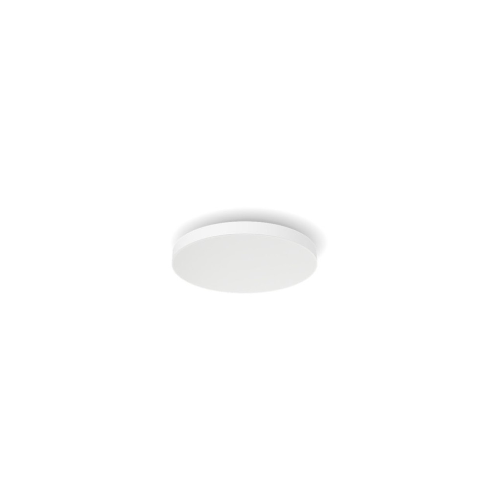 Produktbild för Philips Hue White and Color Ambiance Datura - taklampspanel - LED - 48 W - 16 miljoner färger/varmt till kallt vitt ljus - 2000-6500 K - round small - vit