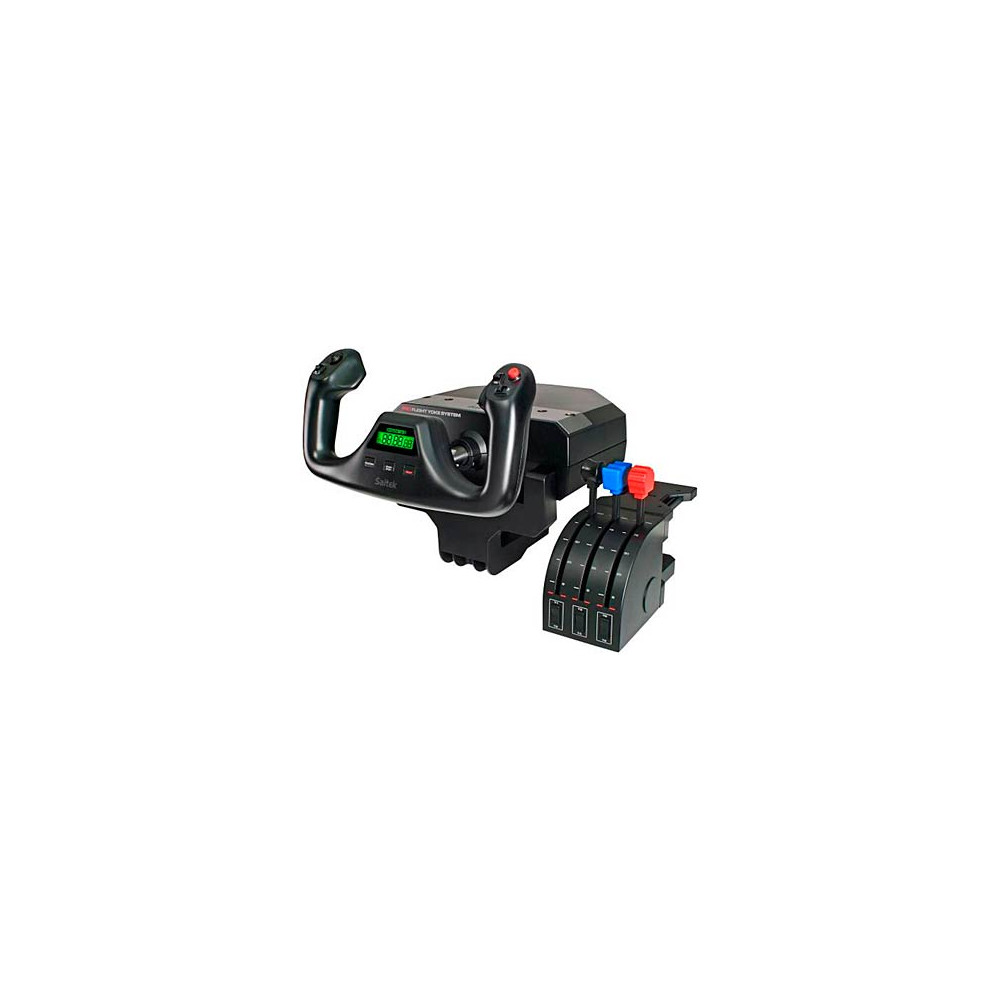Produktbild för Logitech Flight Yoke System - koppling och spjäll - kabelansluten