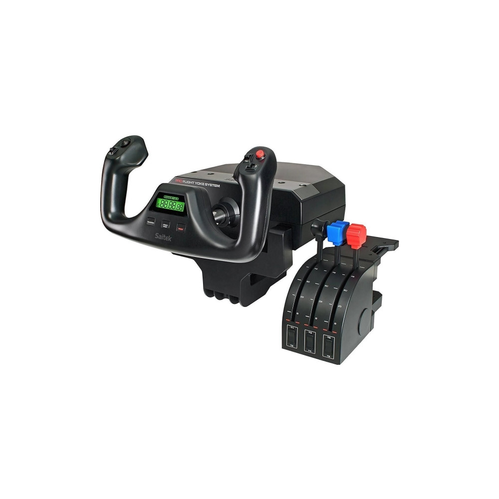 Produktbild för Logitech Flight Yoke System - koppling och spjäll - kabelansluten