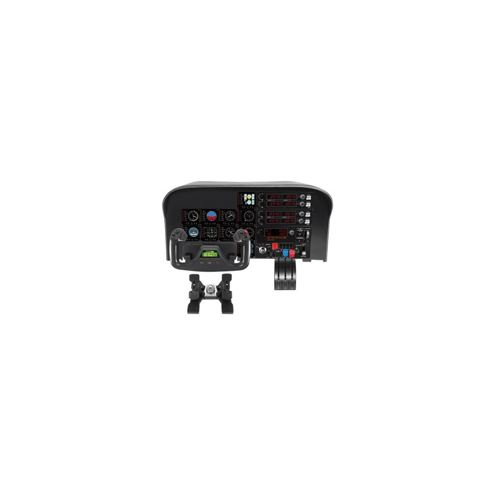 Produktbild för Logitech Flight Yoke System - koppling och spjäll - kabelansluten