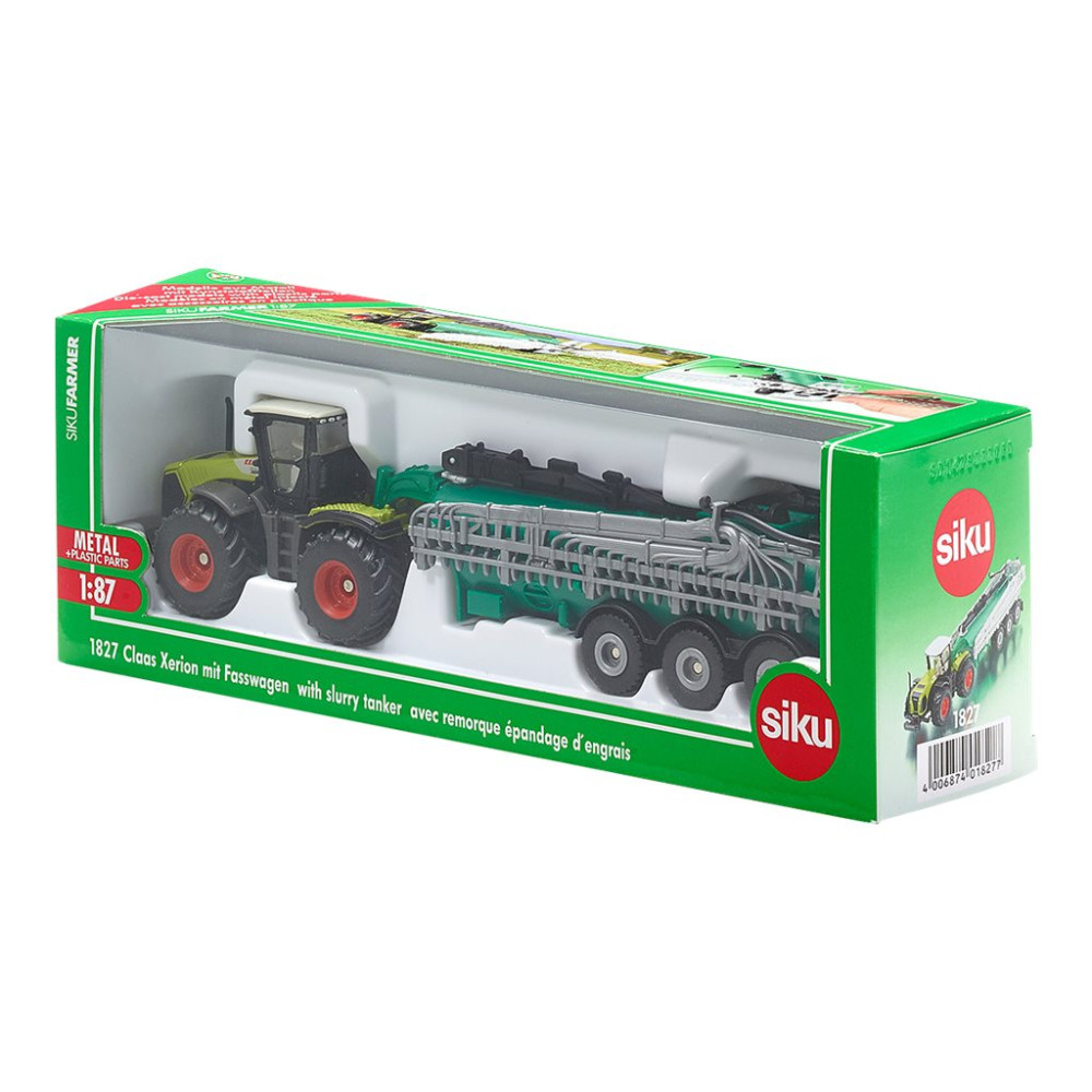 Produktbild för Siku Farmer - Claas Xerion With Vacuum Tanker