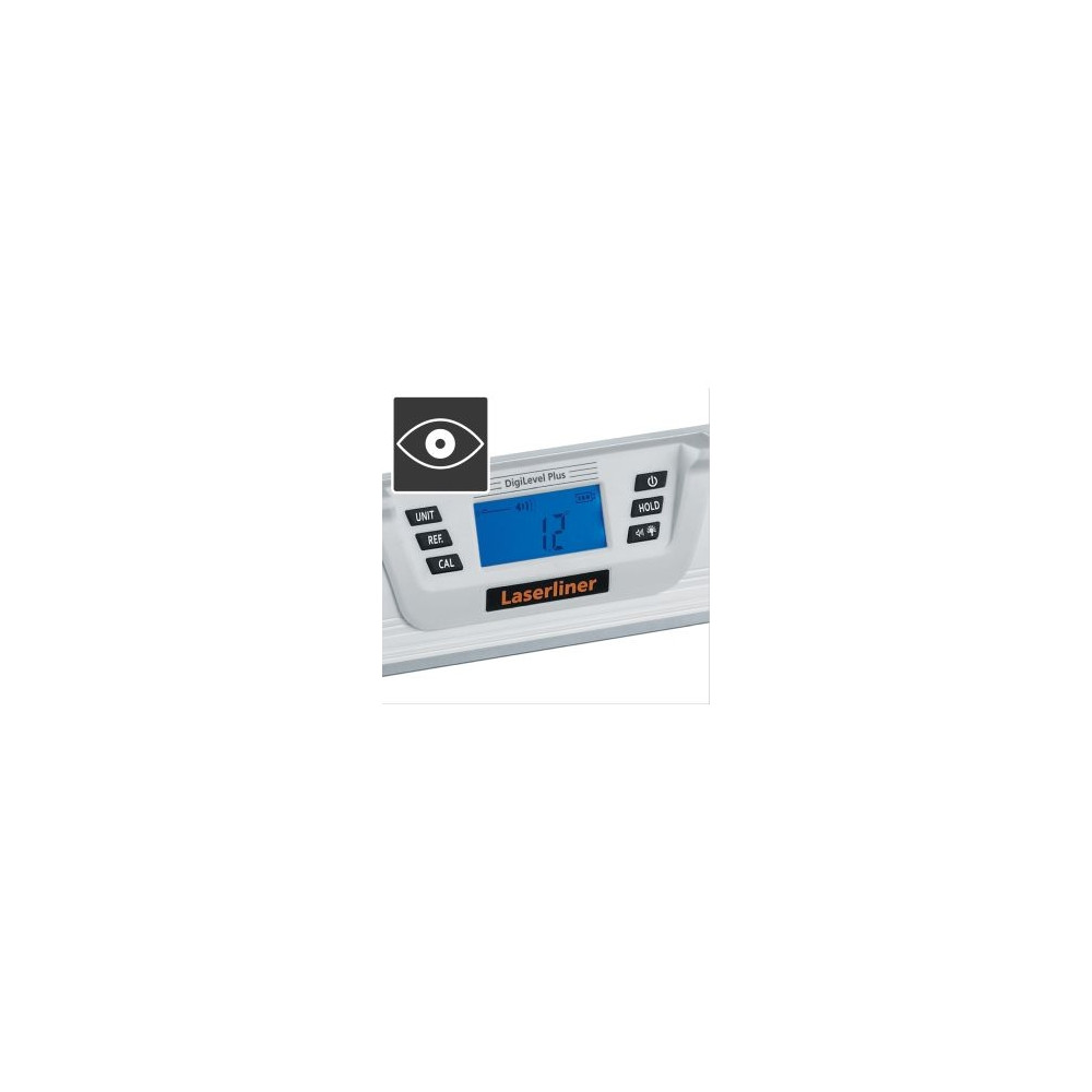 Produktbild för Laserliner DigiLevel Plus 25, Linjelaser, 0,25 m, Vit, 1 mm/...