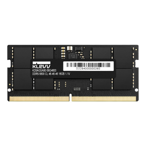 Klevv Klevv - Bulk - DDR5 - modul - 16 GB - SO DIMM 262-pin / PC5-44800 - ej buffrad