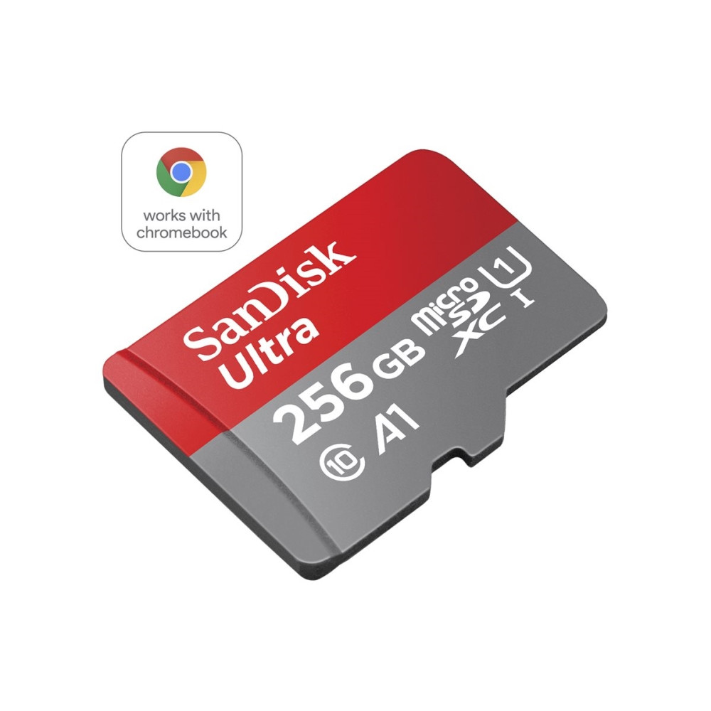 Produktbild för SanDisk Ultra - flash-minneskort - 256 GB - mikroSDXC UHS-I