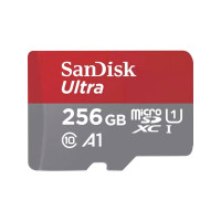 Produktbild för SanDisk Ultra - flash-minneskort - 256 GB - mikroSDXC UHS-I