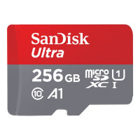 Produktbild för SanDisk Ultra - flash-minneskort - 256 GB - mikroSDXC UHS-I