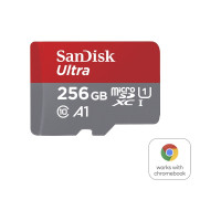 Produktbild för SanDisk Ultra - flash-minneskort - 256 GB - mikroSDXC UHS-I