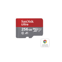 Produktbild för SanDisk Ultra - flash-minneskort - 256 GB - mikroSDXC UHS-I