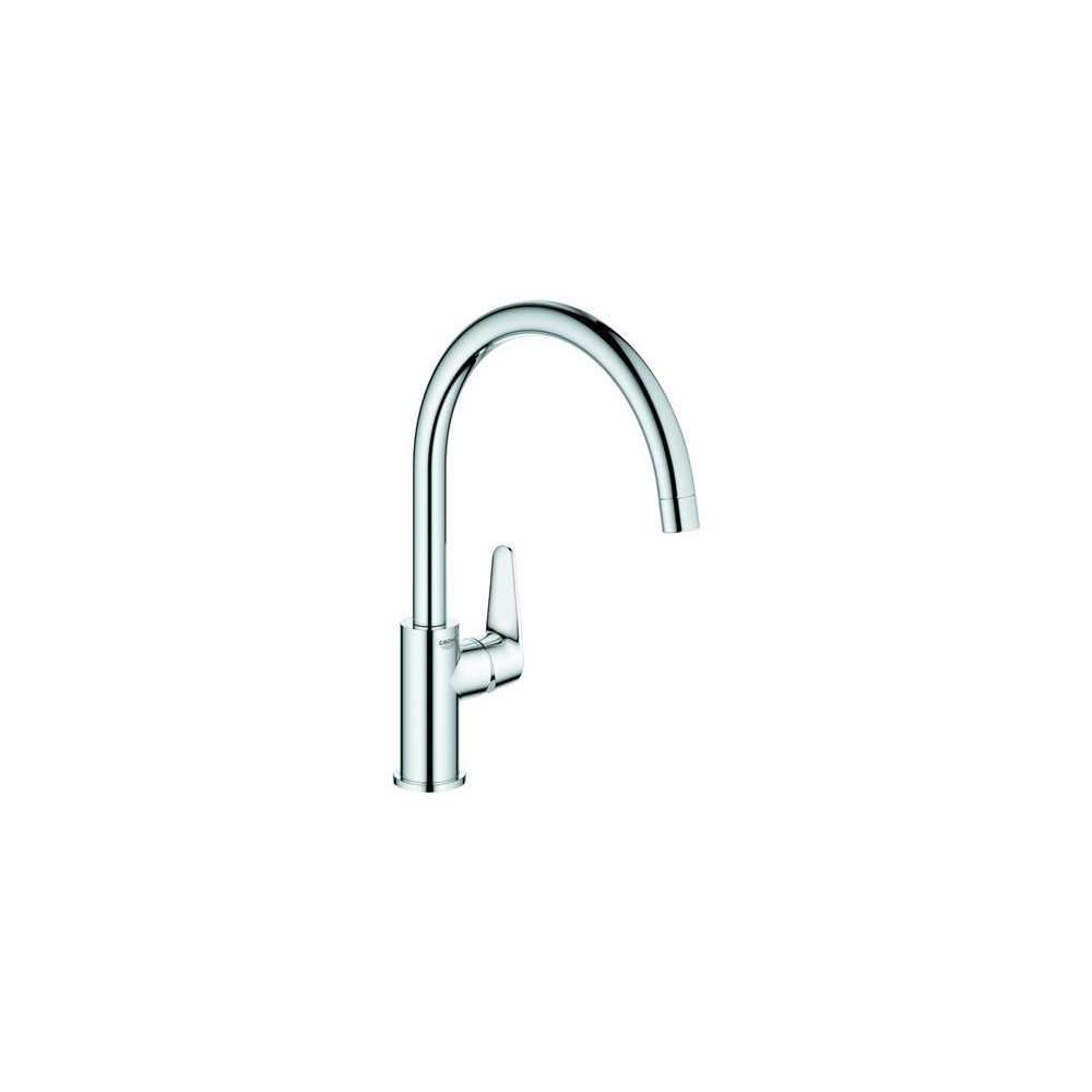 Produktbild för Grohe BauCurve köksblandare med ettgrepp c-spout hög pip sam...