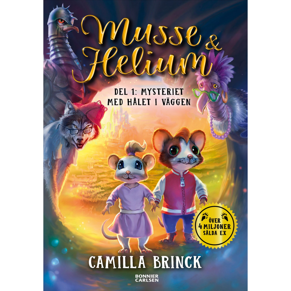 Produktbild för Musse & Helium. Mysteriet med hålet i väggen (inbunden)