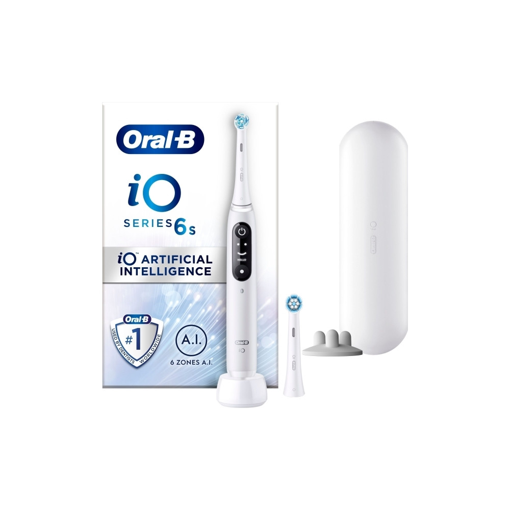 Produktbild för Oral-B iO 6, Vuxen, Vibrerande tandborste, Daglig vård, Djup...