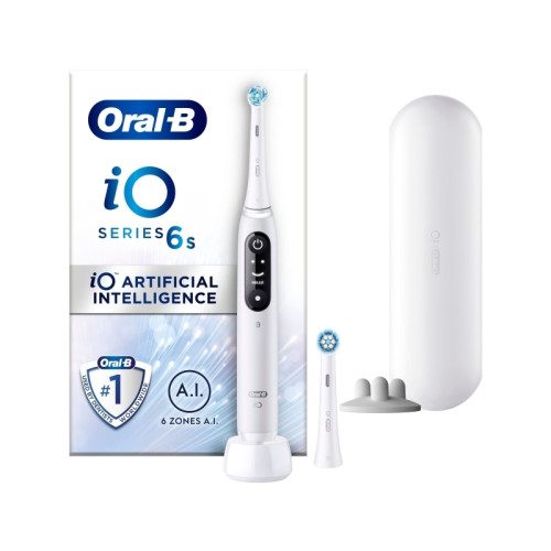 Braun Oral-B iO 6, Vuxen, Vibrerande tandborste, Daglig vård, Djup...