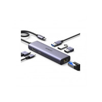 Produktbild för Ugreen - hubb - 6-i-1 USB C, 4K - 6 portar