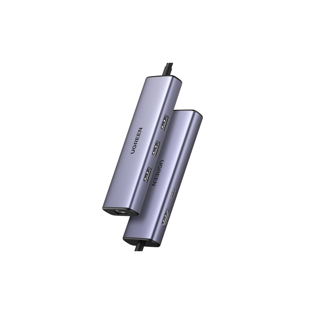 Produktbild för Ugreen - hubb - 6-i-1 USB C, 4K - 6 portar