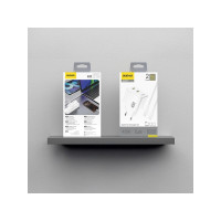 Produktbild för Dudao A28PCEU Adapter 45Watt 2xUSB-C (1m USB-C till USB-C-ka...