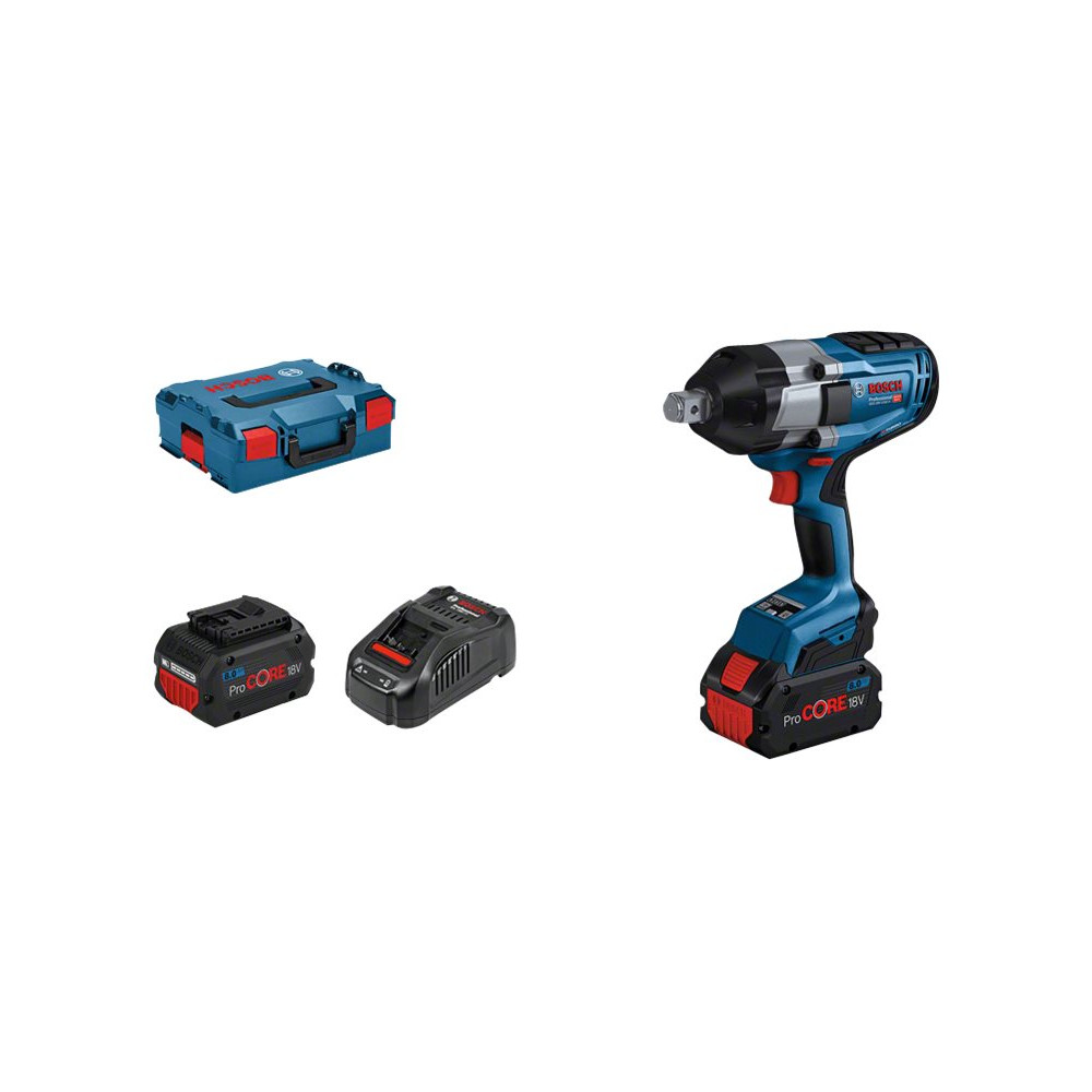 Produktbild för Bosch GDS 18V-1050 H Professional - mutterdragare - sladdlös - 3 hastigheter - 2 batterier