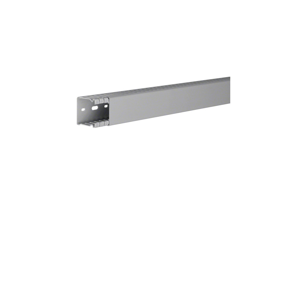 Produktbild för Hager BA64004007030B, Kabelränna, Grå, PVC, V0, 47 mm, 2000...