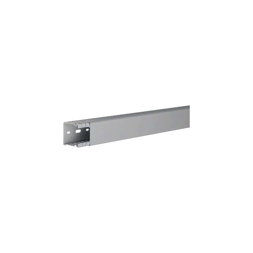 Produktbild för Hager BA64004007030B, Kabelränna, Grå, PVC, V0, 47 mm, 2000...
