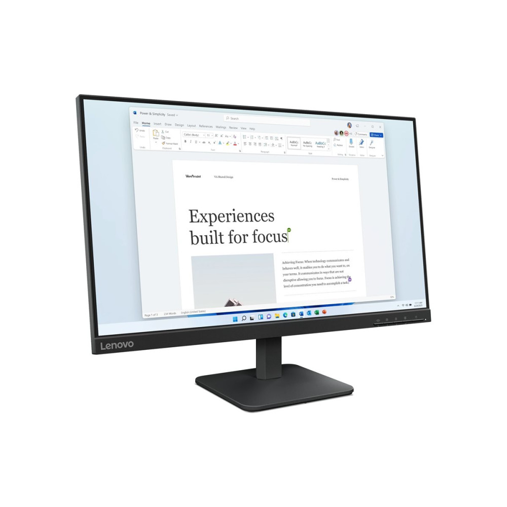 Produktbild för Lenovo L24-4e - LED-skärm - Full HD (1080p) - 24"