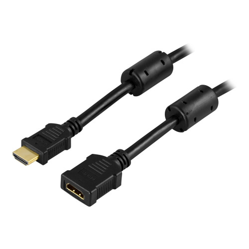 Deltaco DELTACO HDMI-121 - HDMI-förlängningskabel - 1 m